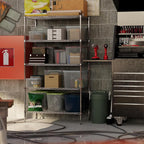 Regal Altair 24" Deep x 42" Wide x 74" Height Wire Shelving Kit | 5-Tier | NSF - Image 2
