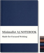 CAGIE Lined Journal Notebook for Men & Women, 176 Pages A5 Medium Size by CAGIE