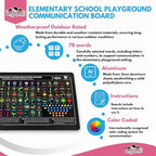 Weather-Proof Aluminum School Playground Communication Board - Image 4