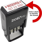 ZIGEL D50 Date Stamp with Posted - Image 5