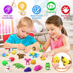 Arscniek 40 Pack 3D Puzzle Animal & Food Erasers - Image 5