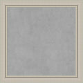 Amanti Art Silver Framed Magnetic Board 24x24 Medium Vision Board by AmantiArt