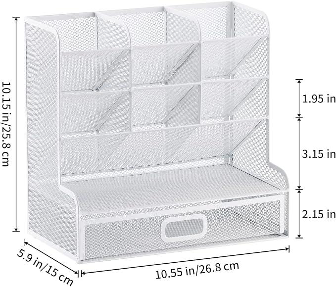 Marbrasse Mesh Desk Organizer - Image 5