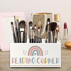 QZQE Boho Reading Corner Pen Pencil Holder Organizer - Image 4