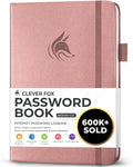 Clever Fox Password Book with alphabetical tabs. Internet Address Organizer by CleverFox
