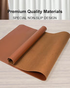 Leather Mouse Pad & Desk Blotter Mat - Image 2