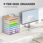 Cawukege 9 Tier Paper Organizer - Image 2