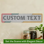 Custom Sign, Custom Street Sign, 11 Font Colors, 13 Font Styles, 4 Hole Options - Image 4