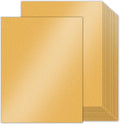 100 Sheets Gold Shimmer Cardstock 8.5 x 11 Metallic Paper, Goefun 80lb Card by Goefun