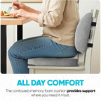 FORTEM Seat Cushion, Office Chair Cushion, Lumbar Support Pillow - Image 8