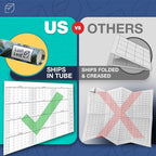 Large Dry Erase Calendar for Wall, Reusable - Image 2