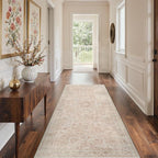 GENIMO Runner Rug 2'6"x6 Machine Washable Non Slip Vintage Hallway Runner Rug - Image 3
