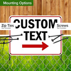 Custom Arrow, Custom Directional Sign, Right Arrow, 18x24 Inches, 55 mil thick - Image 5
