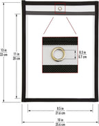 Job Ticket Holders 9x12 -, 8.5 x 11 Letter Size, Dry Erase Pockets, - Image 2