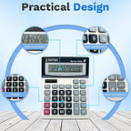 Empire Desk Calculator with Large Key Buttons, 12-Digit Large Eye-Angled Display - Image 3