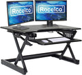 Rocelco 32" Height Adjustable Standing Desk Converter by Rocelco
