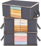 Lifewit 3 Pack Clothes Storage Bag, Foldable Storage Bin Closet Organizer by Lifewit