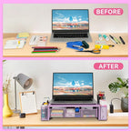 Qupui Computer Monitor Stand Riser - Image 3