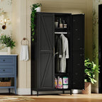 SUPEER Metal Wardrobe Cabinet by SUPEER
