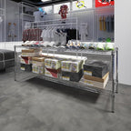 Regal Altair 21" Deep x 72" Wide x 27" Height Wire Shelving Kit | 2-Tier | NSF - Image 2