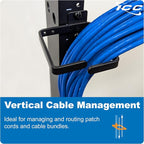 ICC 3” Metal Cable Management Ring, Rack or Wall Mount - Image 3
