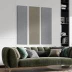 2” Thick Acoustic Panels with Hanging Brackets to the Wall, Light Grey - Image 4
