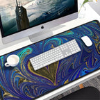 Large Mouse Pad, 31.5x15.7 inch Large Extended Computer Keyboard Mouse Mat - Image 7