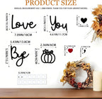 Love You Bye Wood Sign, Fall Decoration - Image 3