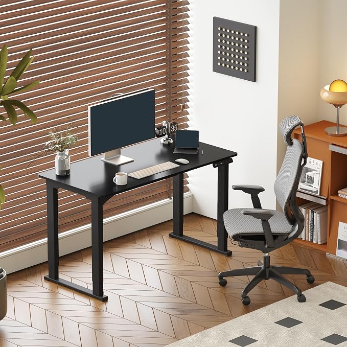 SANODESK 4-Leg Standing Desk, Electric Height Adjustable Desk - Image 2