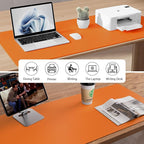 Aothia Faux Leather Desk Mat – Large Mouse Pad, Non-Slip PU Leather Blotter - Image 8