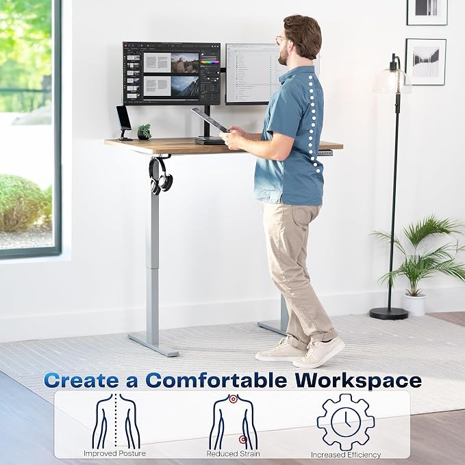 VIVO Electric 48 x 30 in Standing Desk, Memory Height Adjustment, 1B Series - Image 4