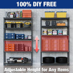 WORKPRO 5-Tier Storage Shelf, for Basement, 35.4”Wx15.7”Dx72”H - Image 5