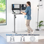 VIVO Electric 43 x 24 in Standing Desk, Memory Height Adjustment, 1B Series - Image 4