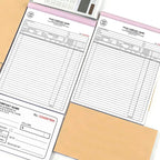 Custom Invoice Book with Logo 50 Set Personalized Receipt Books Customized - Image 5