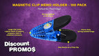 100 Magnetic Memo Holders Set - Image 3