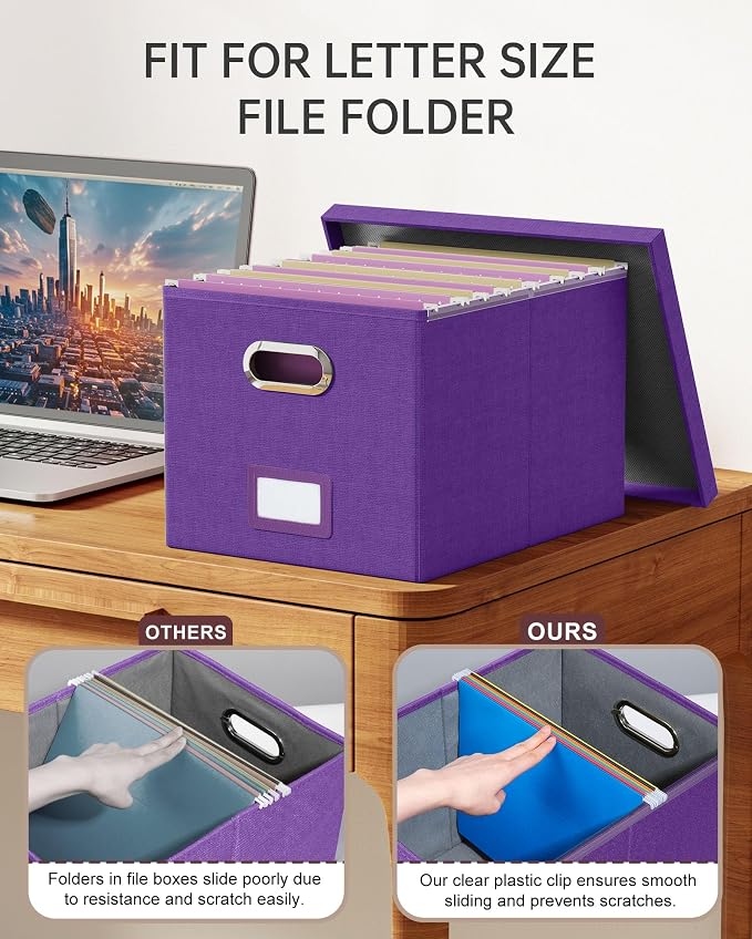 Oterri File Organizer, File Box, File Cabinet - Image 4