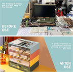 DETEIN 2PACK Stackable Desktop Organizer - Image 6