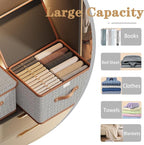Tuza 4 Pack Storage Bins with Lids, Collapsible Closet Organizer Container - Image 7