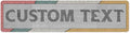Custom Sign, Custom Street Sign, 11 Font Colors, 13 Font Styles, 4 Hole Options by MySignCenter