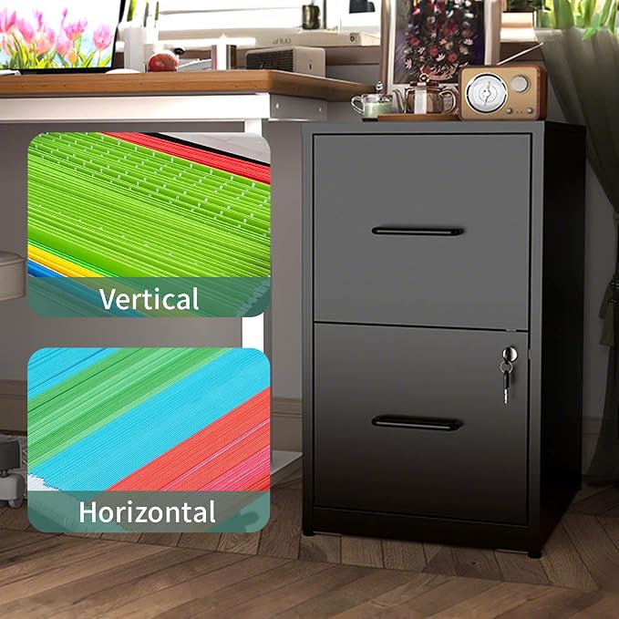 FLIXELIO 2 Drawer File Cabinet - Image 6