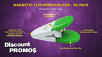 50 Magnetic Memo Holders Set - Image 3