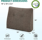 TANYOO Back Support Pillow for Recliner Soft Dual Layer Lumbar Support Pillow - Image 6