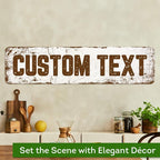 Custom Sign, Custom Street Sign, 11 Font Colors, 13 Font Styles, 4 Hole Options - Image 4