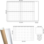 Large Dry Erase Wall Calendar 60" x 38" - Image 3