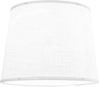 Large White Texture Lamp Shades-14"Top × 16" Bottom × 11" High, Drum Lampshades - Image 7
