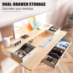 Kingant 48 x 24 Inch Electric Standing Desk - Image 4