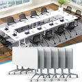 Conference Table, 55.1''Folding Conference Room Table by Unknown