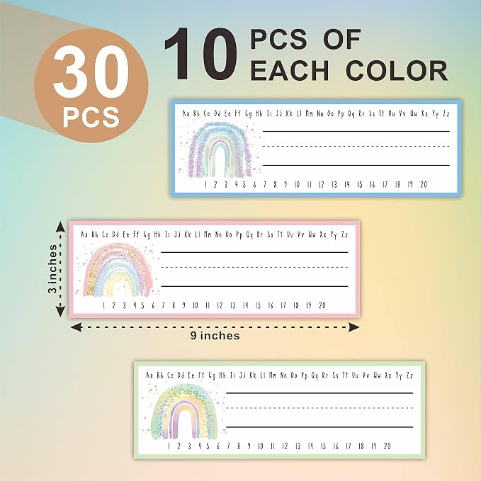 30 Name Tags Labels - Image 2
