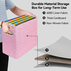 ComfortKeeper 4 Packs Letter Size File Organizer, File Folders Organizer - Image 3