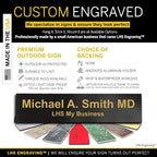 Custom Name Plate with Choice of Mounting - Image 2